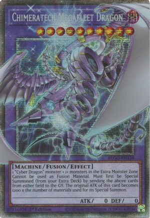 STARLIGHT RARE Chimeratech Megafleet Dragon (Starlight Rare) (BLGG-EN138) - Battles of Legend: Glorious Gallery 1st Edition