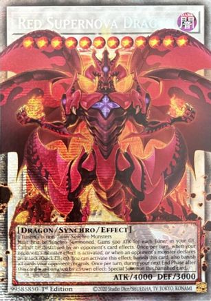 STARLIGHT RARE Red Supernova Dragon (Starlight Rare) (BLGG-EN139) - Battles of Legend: Glorious Gallery 1st Edition