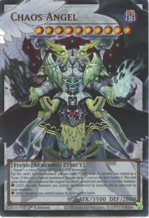 ULTRA RARE Chaos Angel (BLGG-EN143) - Battles of Legend: Glorious Gallery 1st Edition