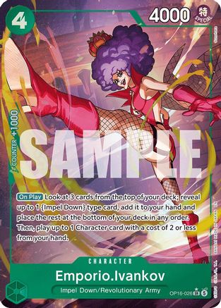 Emporio.Ivankov (026) (Alternate Art) (OP16-026) - The Time of Battle