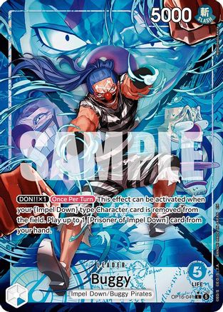 Buggy (041) (Alternate Art) (OP16-041) - The Time of Battle
