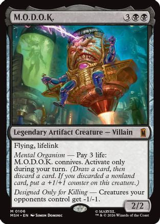FOIL M.O.D.O.K. (MSH-106) - Marvel Super Heroes - Magic The Gathering