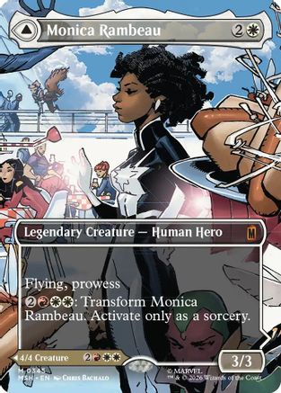 Monica Rambeau (Borderless) (0345) (MSH-345) - Marvel Super Heroes - Magic The Gathering