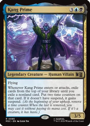 FOIL Kang Prime (Surge Foil) (MSC-085) - Commander: Marvel Super Heroes - Magic The Gathering