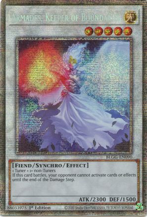 STARLIGHT RARE Armades, Keeper of Boundaries (Starlight Rare) (BLGG-EN090) - Battles of Legend: Glorious Gallery 1st Edition