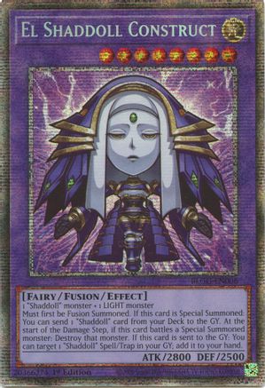 STARLIGHT RARE El Shaddoll Construct (Starlight Rare) (BLGG-EN006) - Battles of Legend: Glorious Gallery 1st Edition