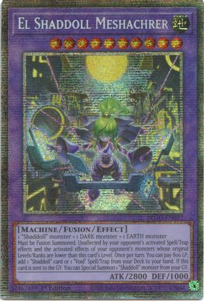 STARLIGHT RARE El Shaddoll Meshachrer (Starlight Rare) (BLGG-EN022) - Battles of Legend: Glorious Gallery 1st Edition