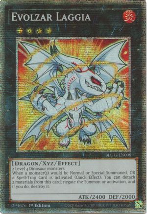 STARLIGHT RARE Evolzar Laggia (Starlight Rare) (BLGG-EN008) - Battles of Legend: Glorious Gallery 1st Edition