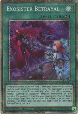 STARLIGHT RARE Exosister Betrayal (Starlight Rare) (BLGG-EN130) - Battles of Legend: Glorious Gallery 1st Edition