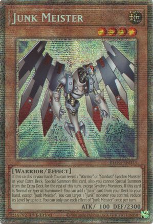 STARLIGHT RARE Junk Meister (Starlight Rare) (BLGG-EN033) - Battles of Legend: Glorious Gallery 1st Edition