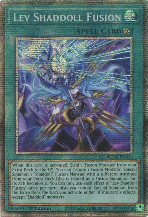 STARLIGHT RARE Lev Shaddoll Fusion (Starlight Rare) (BLGG-EN024) - Battles of Legend: Glorious Gallery 1st Edition