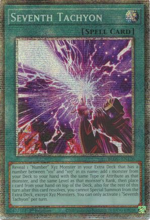 STARLIGHT RARE Seventh Tachyon (Starlight Rare) (BLGG-EN126) - Battles of Legend: Glorious Gallery 1st Edition
