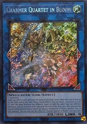 SECRET RARE Charmer Quartet in Bloom (Secret Rare) (BLZD-ENSP1) - Blazing Dominion Limited