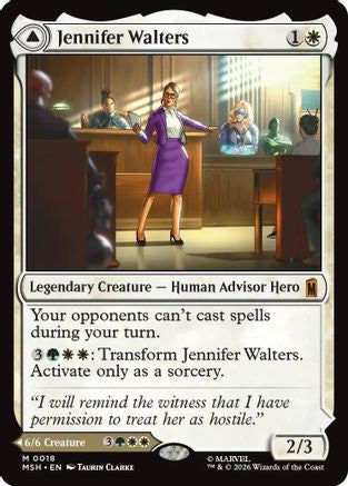 Jennifer Walters (MSH-018) - Marvel Super Heroes - Magic The Gathering