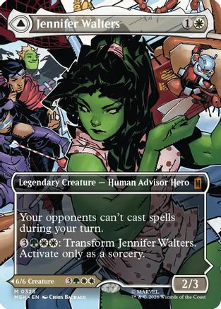 Jennifer Walters (Borderless) (0328) (MSH-328) - Marvel Super Heroes - Magic The Gathering