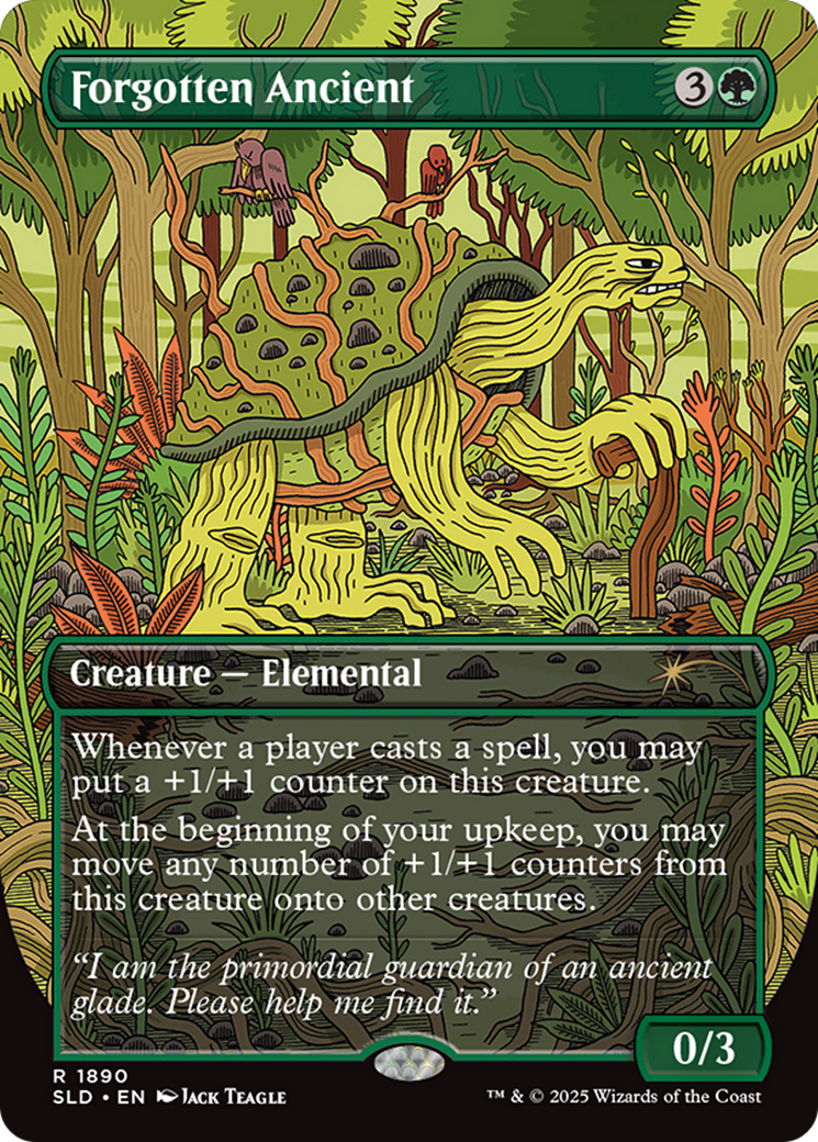 FOIL Forgotten Ancient (SLD-1890) - Secret Lair Drop - Magic The Gathering