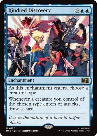 Kindred Discovery (MSC-150) - Commander: Marvel Super Heroes - Magic The Gathering