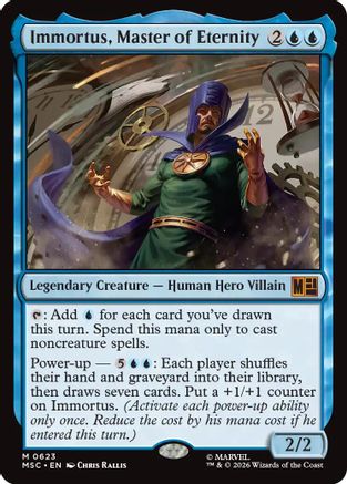 Immortus, Master of Eternity (MSC-623) - Commander: Marvel Super Heroes - Magic The Gathering