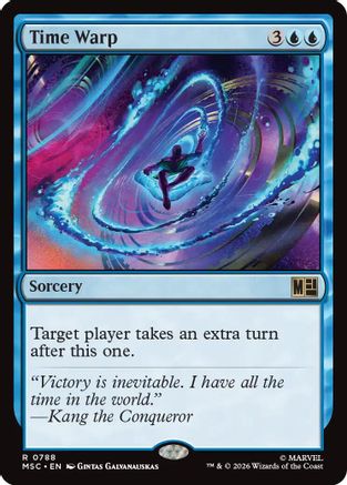 FOIL Time Warp (MSC-788) - Commander: Marvel Super Heroes - Magic The Gathering