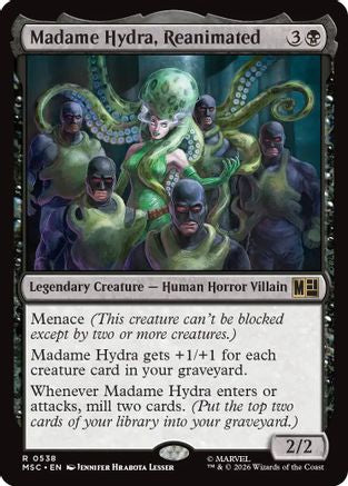 FOIL Madame Hydra, Reanimated (MSC-538) - Commander: Marvel Super Heroes - Magic The Gathering