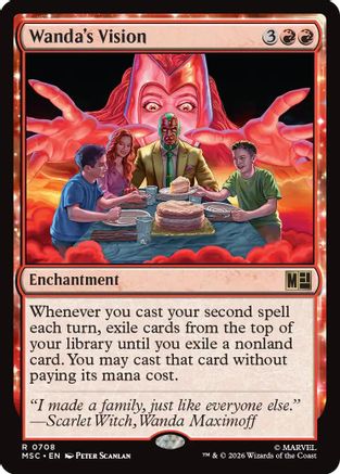 Wanda's Vision (MSC-708) - Commander: Marvel Super Heroes - Magic The Gathering
