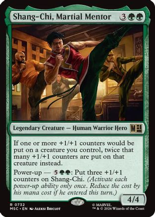 Shang-Chi, Martial Mentor (MSC-732) - Commander: Marvel Super Heroes - Magic The Gathering