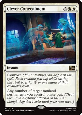 Clever Concealment (MSC-125) - Commander: Marvel Super Heroes - Magic The Gathering