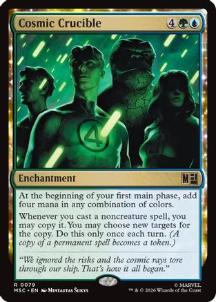 FOIL Cosmic Crucible (Surge Foil) (MSC-079) - Commander: Marvel Super Heroes - Magic The Gathering
