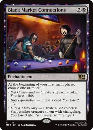 Black Market Connections (MSC-155) - Commander: Marvel Super Heroes - Magic The Gathering