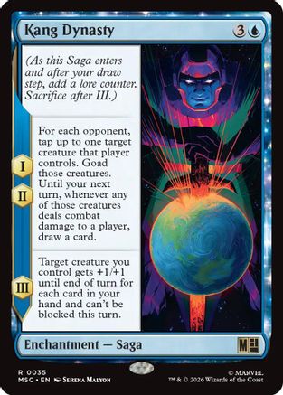 FOIL Kang Dynasty (Surge Foil) (MSC-035) - Commander: Marvel Super Heroes - Magic The Gathering