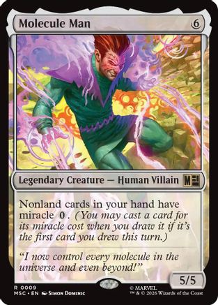 Molecule Man (MSC-009) - Commander: Marvel Super Heroes - Magic The Gathering