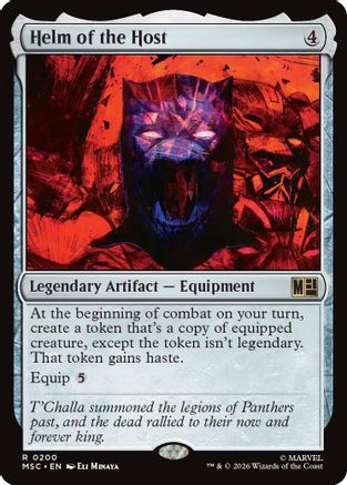 Helm of the Host (MSC-200) - Commander: Marvel Super Heroes - Magic The Gathering