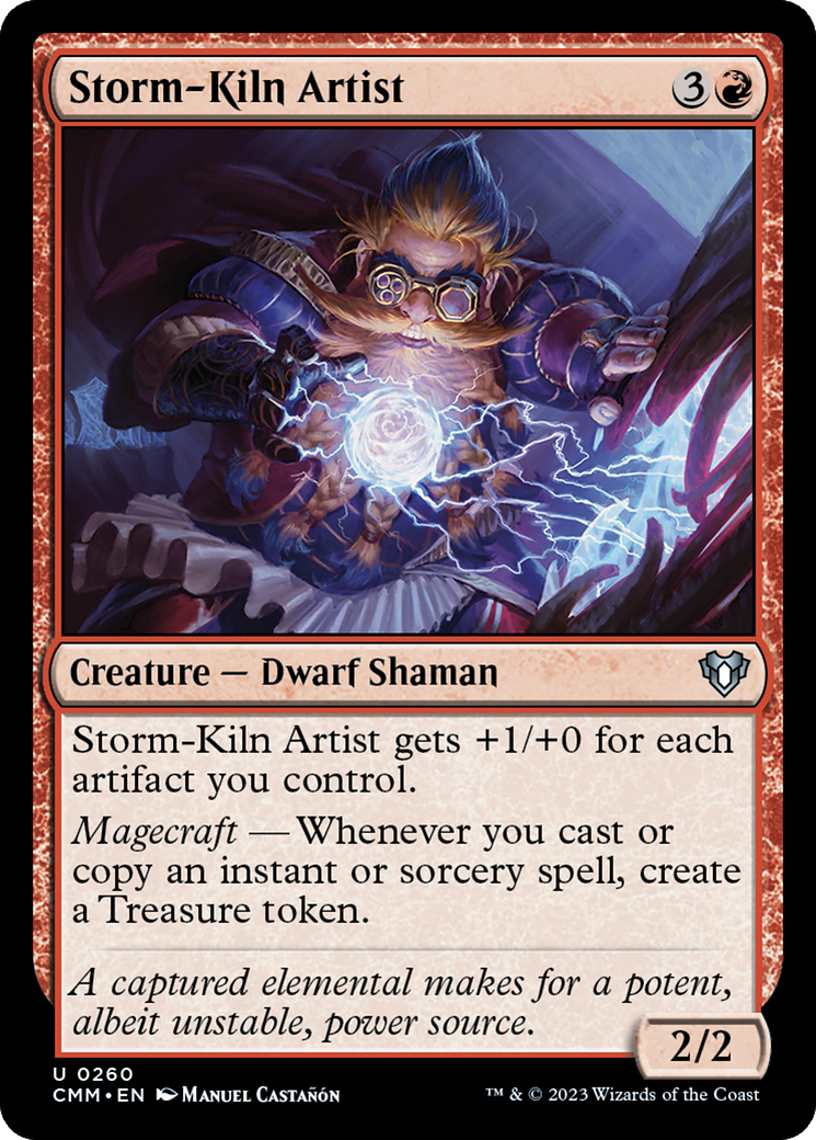 Storm-Kiln Artist (CMM-260) - Commander Masters - Magic The Gathering