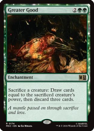 FOIL Greater Good (Surge Foil) (MSC-174) - Commander: Marvel Super Heroes - Magic The Gathering