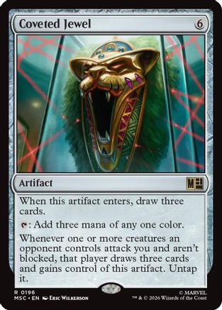 FOIL Coveted Jewel (Surge Foil) (MSC-196) - Commander: Marvel Super Heroes - Magic The Gathering