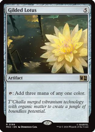 FOIL Gilded Lotus (Surge Foil) (MSC-199) - Commander: Marvel Super Heroes - Magic The Gathering