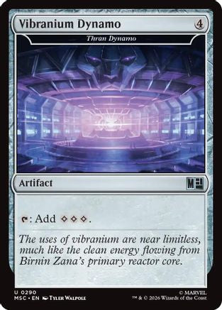 FOIL Vibranium Dynamo - Thran Dynamo (Surge Foil) (MSC-290) - Commander: Marvel Super Heroes - Magic The Gathering