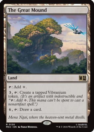FOIL The Great Mound (Surge Foil) (MSC-120) - Commander: Marvel Super Heroes - Magic The Gathering