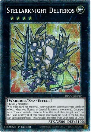 STARLIGHT RARE Stellarknight Delteros (Starlight Rare) (BLGG-EN010) - Battles of Legend: Glorious Gallery 1st Edition
