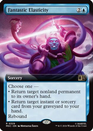 Fantastic Elasticity (Extended Art) (MSC-329) - Commander: Marvel Super Heroes - Magic The Gathering