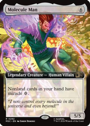 Molecule Man (Extended Art) (MSC-292) - Commander: Marvel Super Heroes - Magic The Gathering