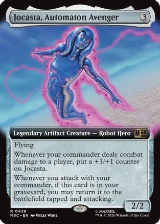 Jocasta, Automaton Avenger (Extended Art) (MSC-439) - Commander: Marvel Super Heroes - Magic The Gathering