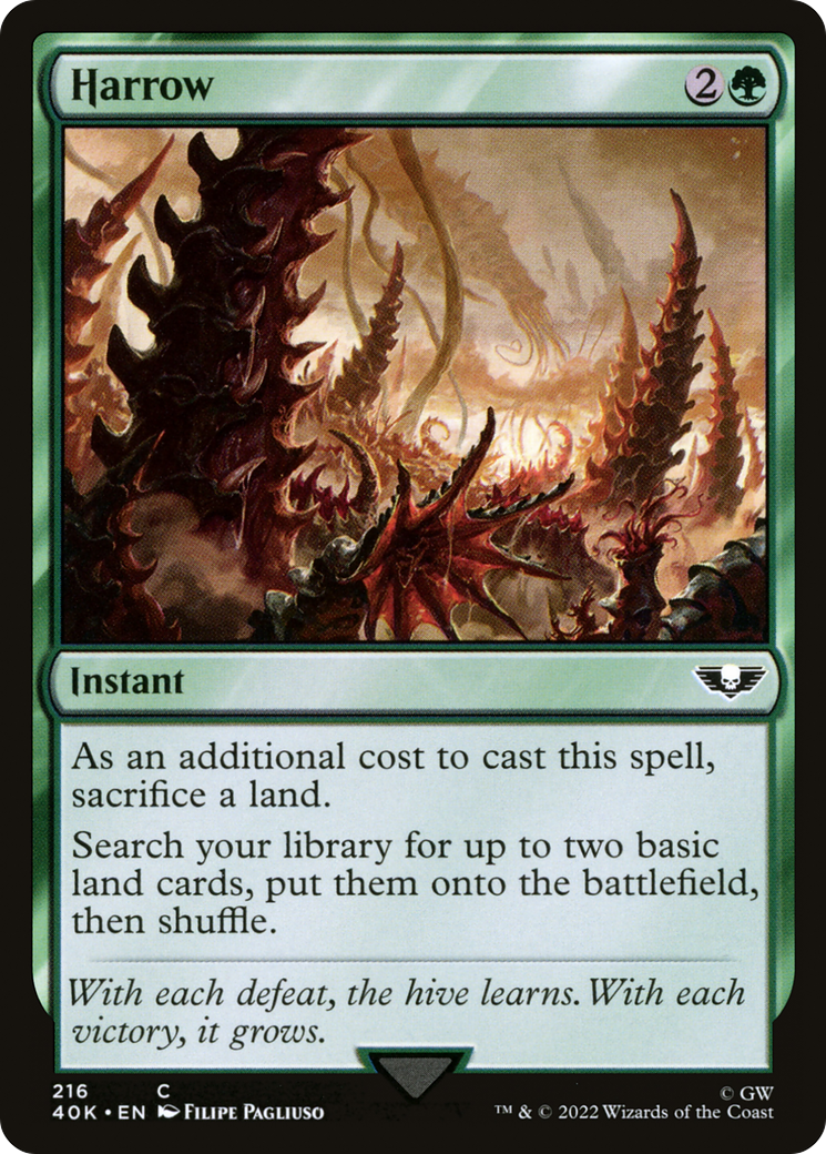 Harrow (40K-216) - Warhammer 40,000 Commander - Magic The Gathering
