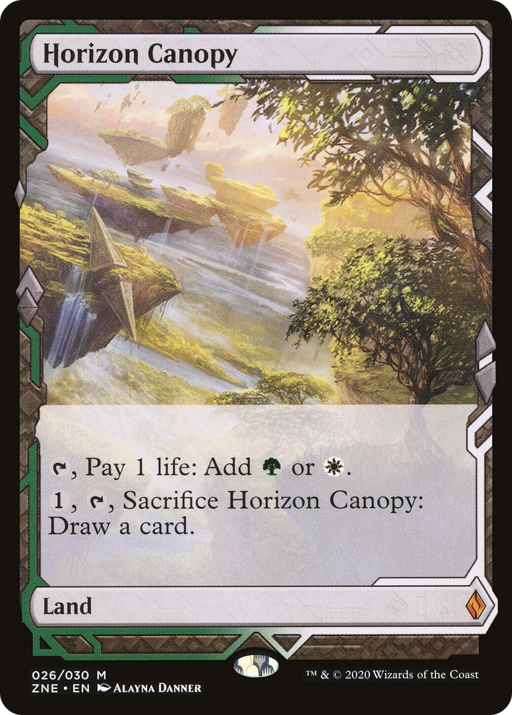 FOIL Horizon Canopy (ZNE-026) - Zendikar Rising Expeditions - Magic The Gathering