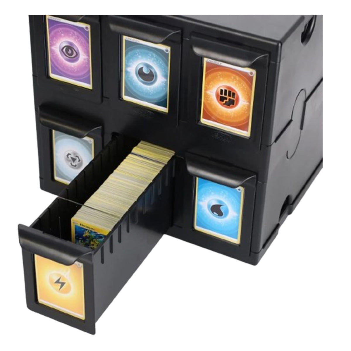 BCW 6 Drawer Card Catalog - Black