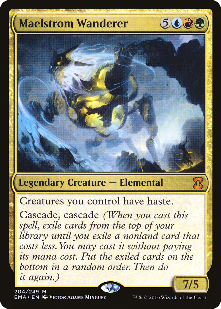 FOIL Maelstrom Wanderer (EMA-204) - Eternal Masters - Magic The Gathering