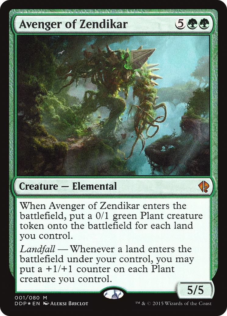 FOIL Avenger of Zendikar (DDP-001) - Duel Decks: Zendikar vs. Eldrazi - Magic The Gathering