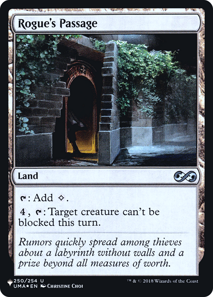 FOIL Rogue's Passage (UMA) (LIST-UMA-250) - The List - Magic The Gathering