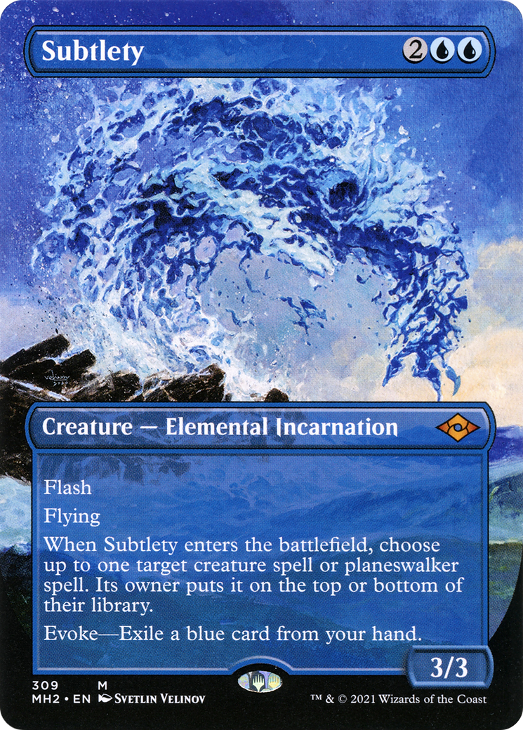 Subtlety (Borderless) (MH2-309) - Modern Horizons 2 - Magic The Gathering