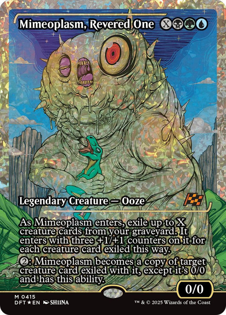 FOIL Mimeoplasm, Revered One (DFT-415) - Aetherdrift - Magic The Gathering